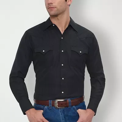 Ely Cattleman Big and Tall Mens Long Sleeve Western Shirt