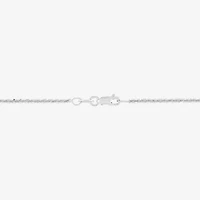 14K White Gold 16-20" 1.4mm Crisscross Chain