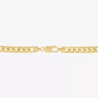 Made in Italy 14K Gold 22 - 24 Inch Solid Curb Chain Necklace