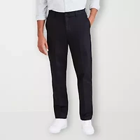 Dockers Signature Iron Free Khaki With Stain Defender Mens Comfort Waistband Straight Fit Flat Front Pant