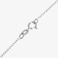 Disney Collection Made in Italy Grogu Girls Sterling Silver 15 Inch Pendant Necklace