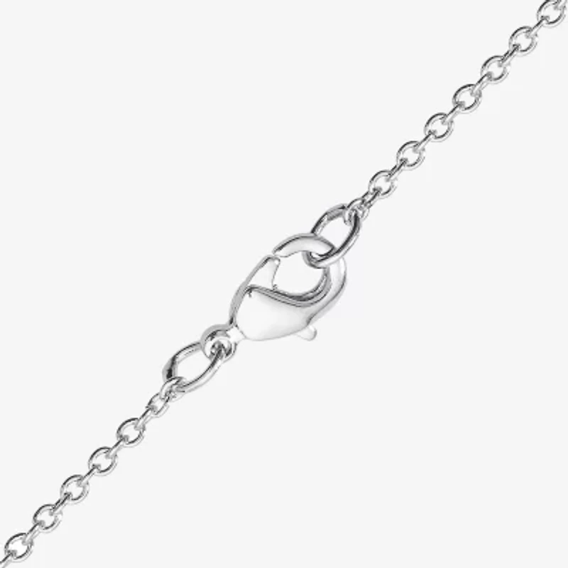 Made in Italy Girls Sterling Silver 15 Inch Pendant Necklace