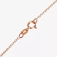 Disney Collection Womens White Cubic Zirconia Sterling Silver 15 Inch Pendant Necklace