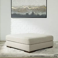 Signature Design by Ashley® Lyndeboro Cushioned Upholstered Ottoman