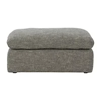 Signature Design by Ashley® Dramatic Cushioned Upholstered Ottoman