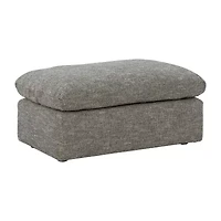 Signature Design by Ashley® Dramatic Cushioned Upholstered Ottoman