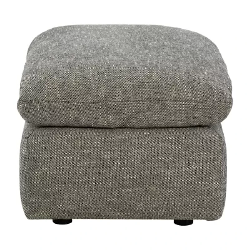 Signature Design by Ashley® Dramatic Cushioned Upholstered Ottoman
