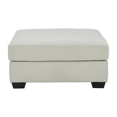 Signature Design by Ashley® Lowder Cushioned Upholstered Ottoman