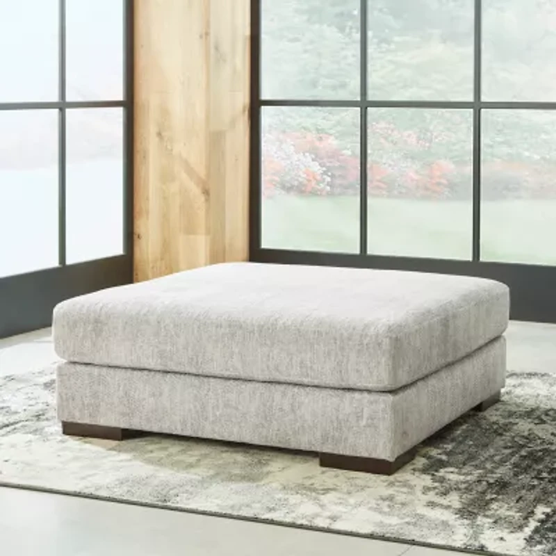 Signature Design by Ashley® Regent Park Cushioned Upholstered Ottoman