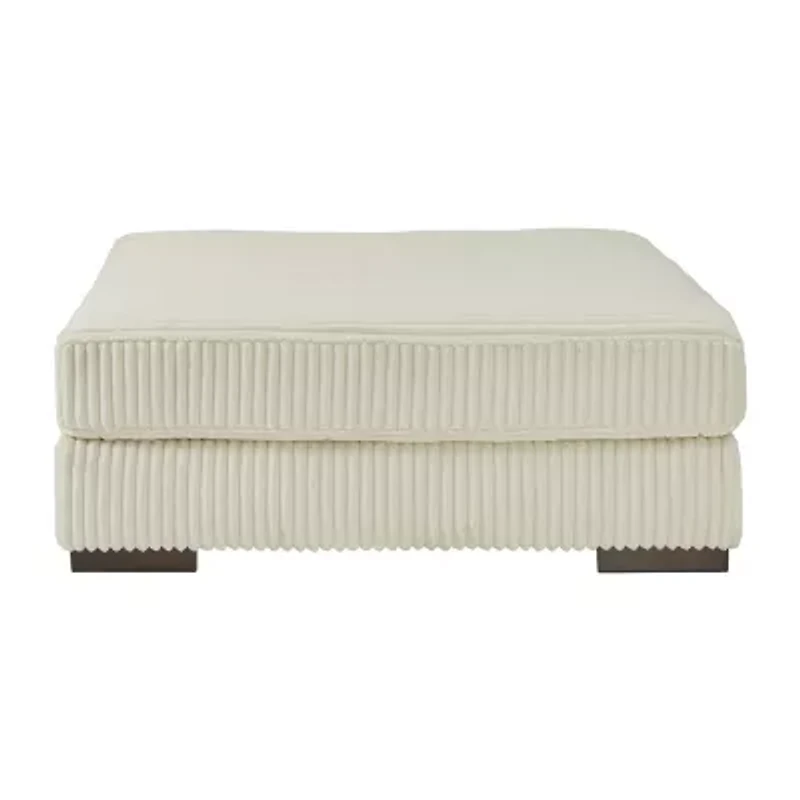 Signature Design by Ashley® Lindyn Cushioned Upholstered Ottoman
