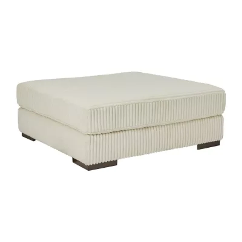 Signature Design by Ashley® Lindyn Cushioned Upholstered Ottoman