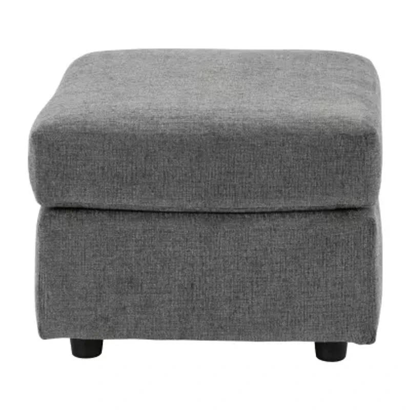 Signature Design by Ashley® Stairatt Cushioned Upholstered Ottoman