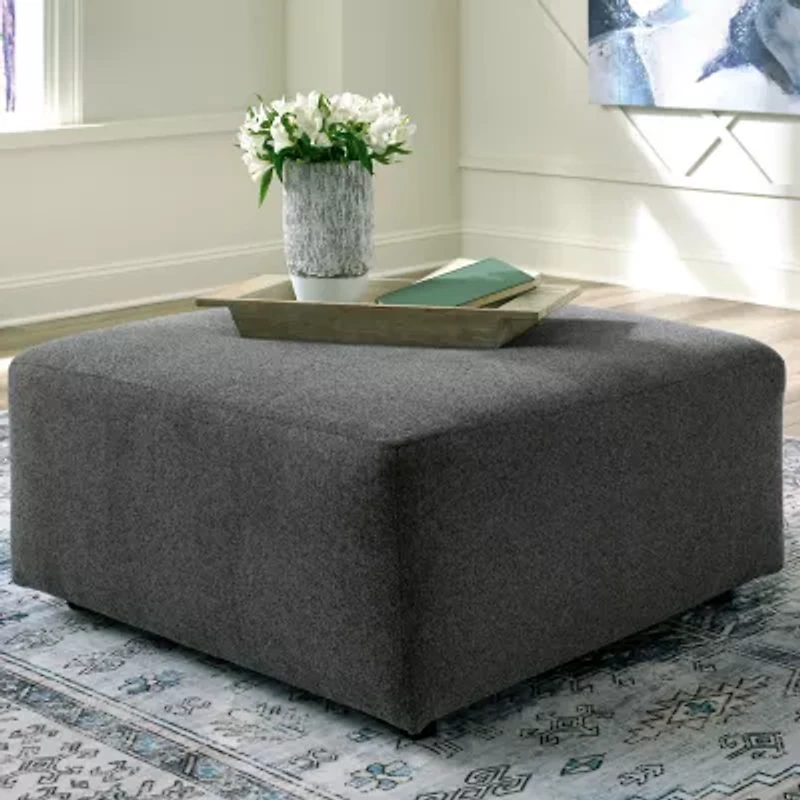 Signature Design by Ashley® Edenfield Cushioned Upholstered Ottoman