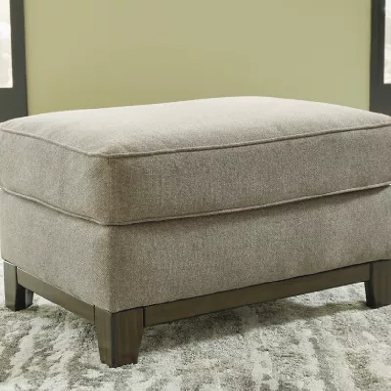 Signature Design by Ashley® Kaywood Cushioned Upholstered Ottoman