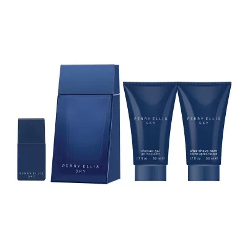 Perry Ellis Sky Eau De Toilette 4-Pc Gift Set ($131 Value)