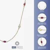 Womens Sterling Silver 16 Inch Cable Chain Necklace