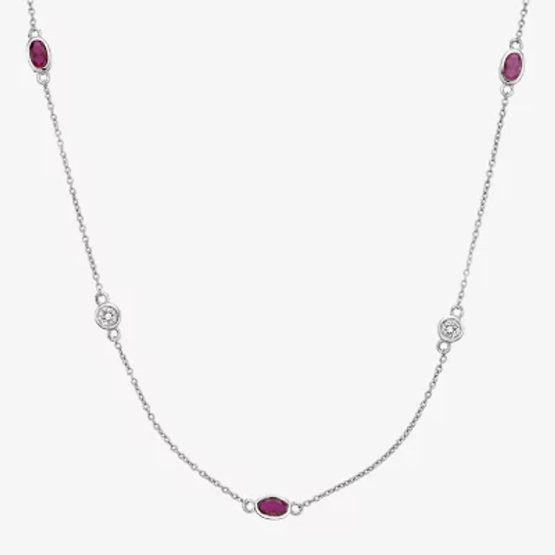 Womens Sterling Silver 16 Inch Cable Chain Necklace
