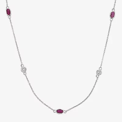 Womens Sterling Silver 16 Inch Cable Chain Necklace