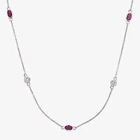 Womens Sterling Silver 16 Inch Cable Chain Necklace