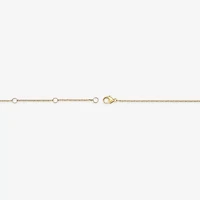 Womens 18K Gold Over Silver 16 Inch Cable Chain Necklace