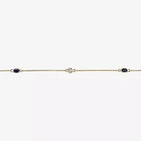 Womens 18K Gold Over Silver 16 Inch Cable Chain Necklace