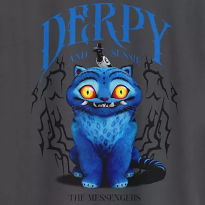 Derpy Little & Big Kid Boys Crew Neck Short Sleeve Regular Fit KPop Demon Hunters Graphic T-Shirt
