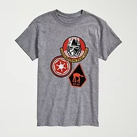 Novelty The Mandalorian And Grogu Imperial Pilot Mens Crew Neck Short Sleeve Regular Fit Baby Yoda Star Wars Graphic T-Shirt