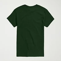 Novelty The Mandalorian And Grogu Movie Logo Mens Crew Neck Short Sleeve Regular Fit Baby Yoda Star Wars Graphic T-Shirt