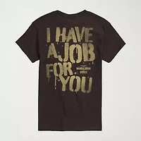 Novelty The Mandalorian And Grogu I Have A Job For You Mens Crew Neck Short Sleeve Regular Fit Baby Yoda Star Wars Graphic T-Shirt