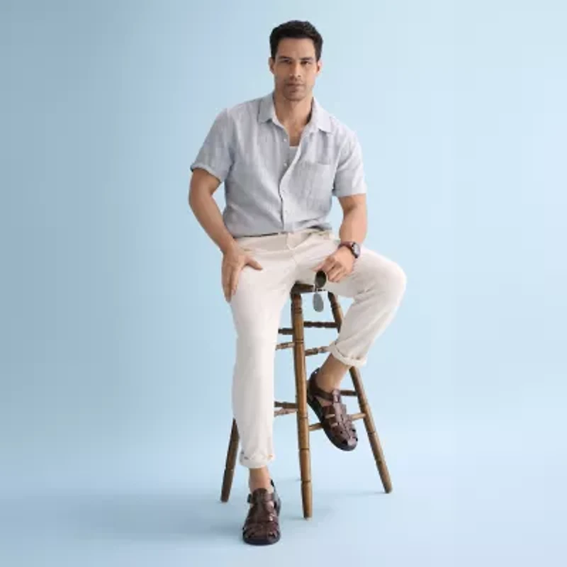 mutual weave Mens Regular Fit Pull-On Pant
