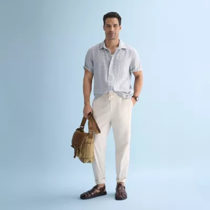 mutual weave Mens Regular Fit Pull-On Pant