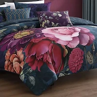 Bebejan Vibrant Flora 5-pc. Midweight Reversible Comforter Set