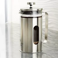 BergHOFF Leo Maestro Stainless Steel 20oz French Press Beverage Dispenser