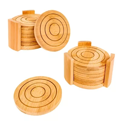 BergHOFF Bamboo Round 4-pc. Coasters