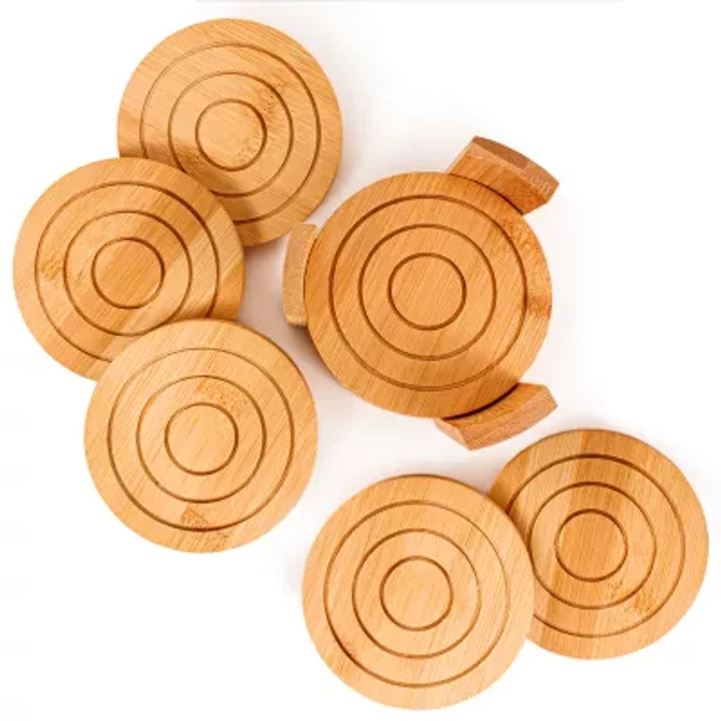 BergHOFF Bamboo Round 4-pc. Coasters