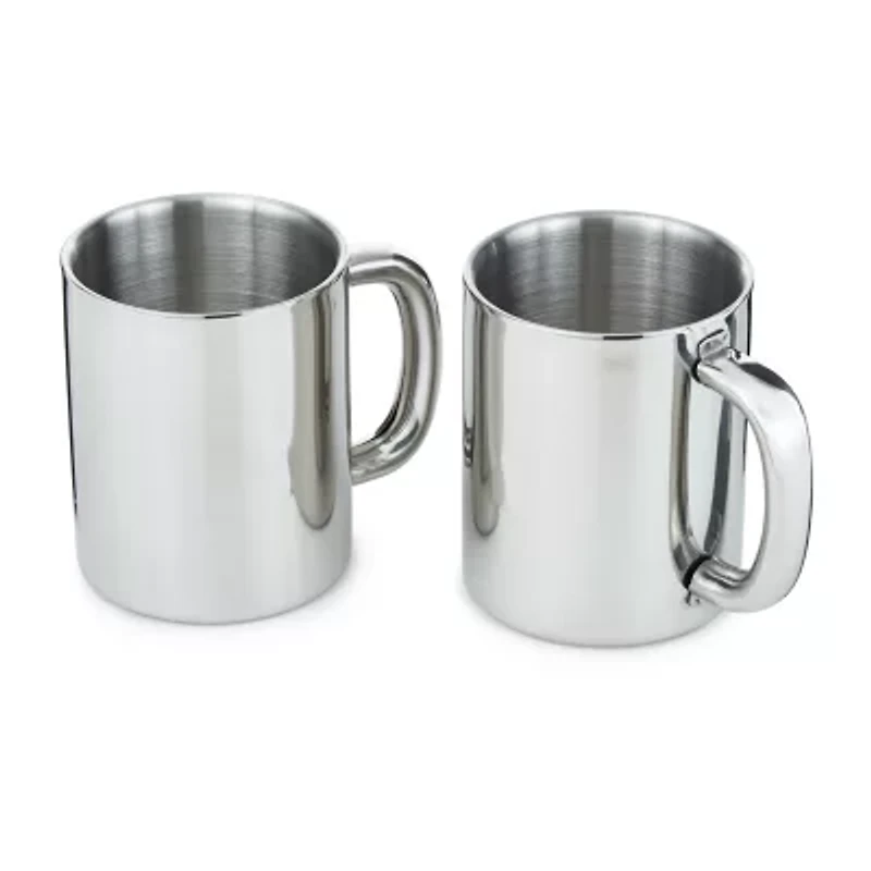 BergHOFF 18/10 Stainless Steel 2-pc. Coffee Mug Set