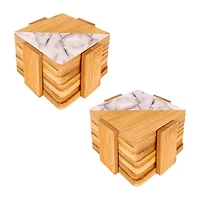 BergHOFF Bamboo Square 14-pc. Coasters