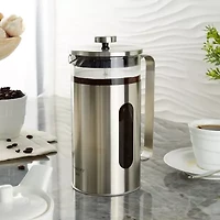 BergHOFF Leo Maestro Stainless Steel 34oz French Press Beverage Dispenser