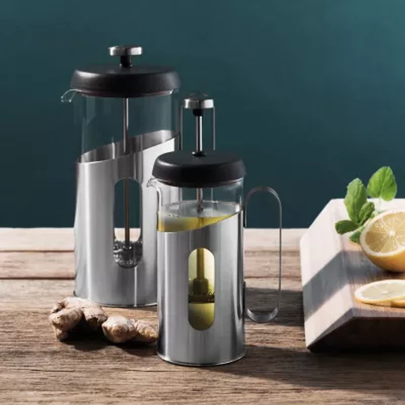 BergHOFF Essentials 18/10 Stainless Steel 12oz French Press Beverage Dispenser