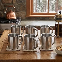 BergHOFF 18/10 Stainless Steel 6-pc. Coffee Mug Set