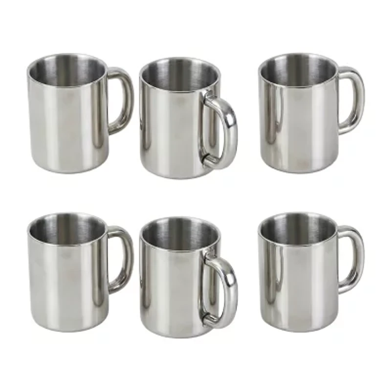 BergHOFF 18/10 Stainless Steel 6-pc. Coffee Mug Set
