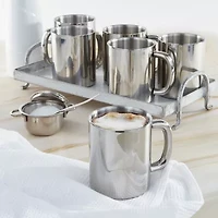 BergHOFF 18/10 Stainless Steel 6-pc. Coffee Mug Set