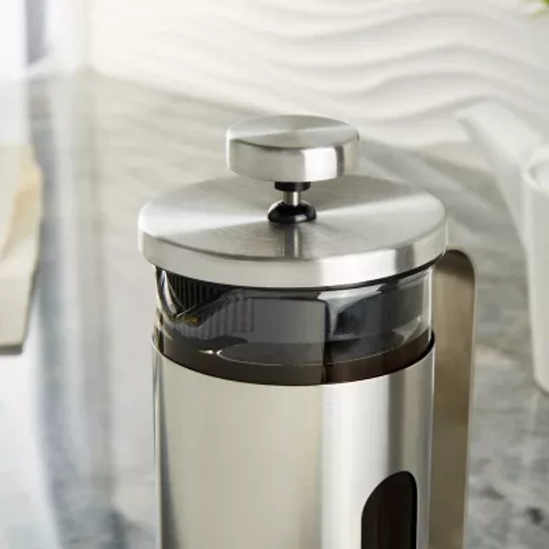 BergHOFF Leo Maestro Stainless Steel 12oz French Press Beverage Dispenser