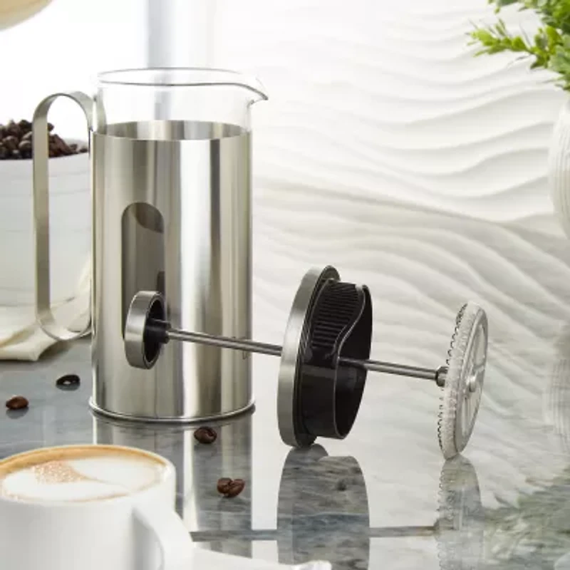 BergHOFF Leo Maestro Stainless Steel 12oz French Press Beverage Dispenser