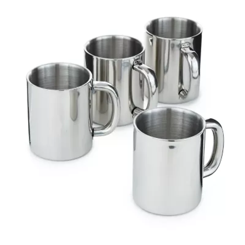 BergHOFF 18/10 Stainless Steel 4-pc. Coffee Mug Set