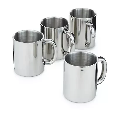 BergHOFF 18/10 Stainless Steel 4-pc. Coffee Mug Set