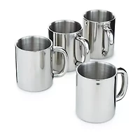 BergHOFF 18/10 Stainless Steel 4-pc. Coffee Mug Set