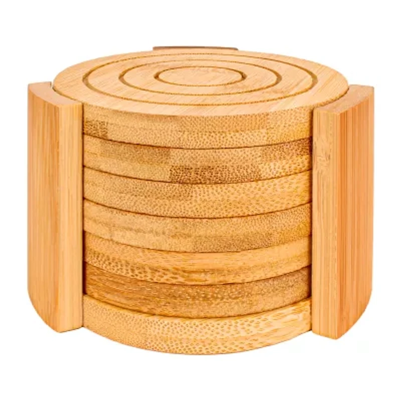 BergHOFF Bamboo Serving Tray With 8-pc. Coasters