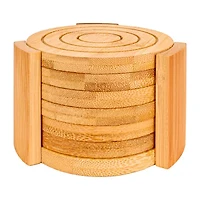 BergHOFF Bamboo Serving Tray With 8-pc. Coasters