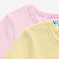 Thereabouts Little & Big Kid Girls Crew Neck Short Sleeve Adaptive 2-pc. Bodysuit